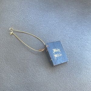 Holy Bible Charm Keychain